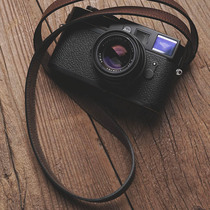 MrStone handmade camera shoulder strap Micro-SLR Fuji Leica camera leather strap Original retro literary lanyard