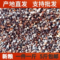 New grain raw buckwheat with buckwheat and buckwheat triangle wheat hamster parrot pigeon bird grain brew 500g