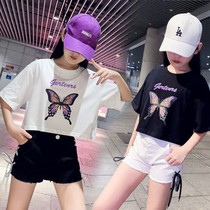 Girls Summer Set 2022 New 12 Western Style Fashion 13 Old Kids 14 Girls Casual Short Sleeve Two Piece Set 15 Years