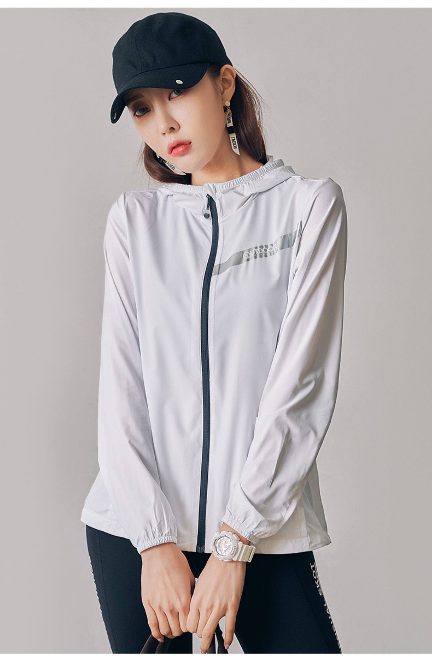 outdoor products皮肤衣男女防紫外线防晒衣服连帽运动风衣外套潮