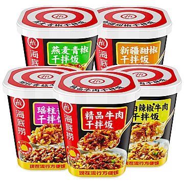 筷手小厨海底捞精品牛肉干拌饭*3+赠品