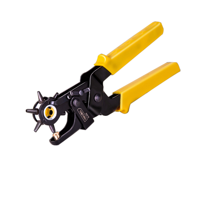 得力皮带打孔器家用手表打孔钳小型工具包打眼器腰带手动开孔器平