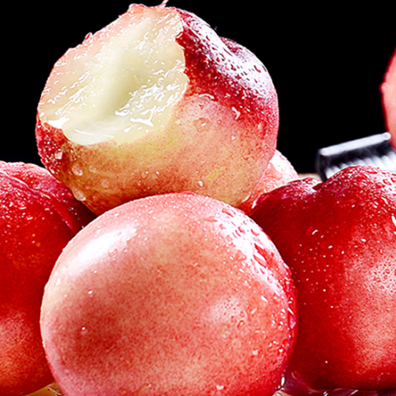 拍2件四川龙泉白心油桃5斤