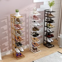 Net red shoe rack entrance corridor outdoor entry narrow multi-layer shoe shelf home beautiful Nordic style