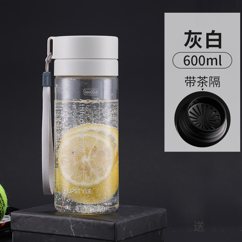 large capacity fitness water cup male summer couple water bottle student female outdoor sports portable plastic ready-to-hand cup cute