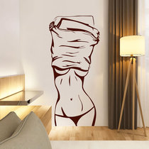 Sexy beauty stickers College dorm bedroom Internet cafe wall decoration creative art self-adhesive wall stickers