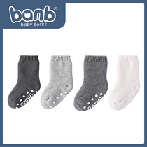 Bambi baby socks autumn and winter cotton thick non-slip warm new newborn baby toddler floor socks