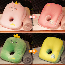 Summer ice silk siesta nap groveling pillow waist leaning on the office Elementary school students on the lunch break down the table and sleep girls holding pillows