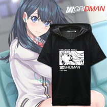 SSSSGRIDMAN new cartoon even hat short sleeve Superman Gulitebao more than six Flower New Article Perimeter Clothes