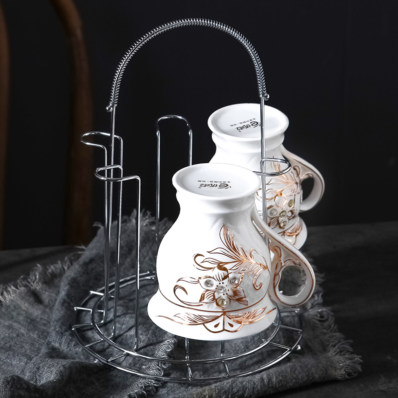 Water with a suit ceramic cup tea tea set suit home European sitting room glass teapot cups coffee cup