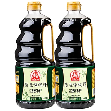 巧媳妇薄盐味极鲜酱油生抽桶装酿造酱油×2[3元优惠券]-寻折猪