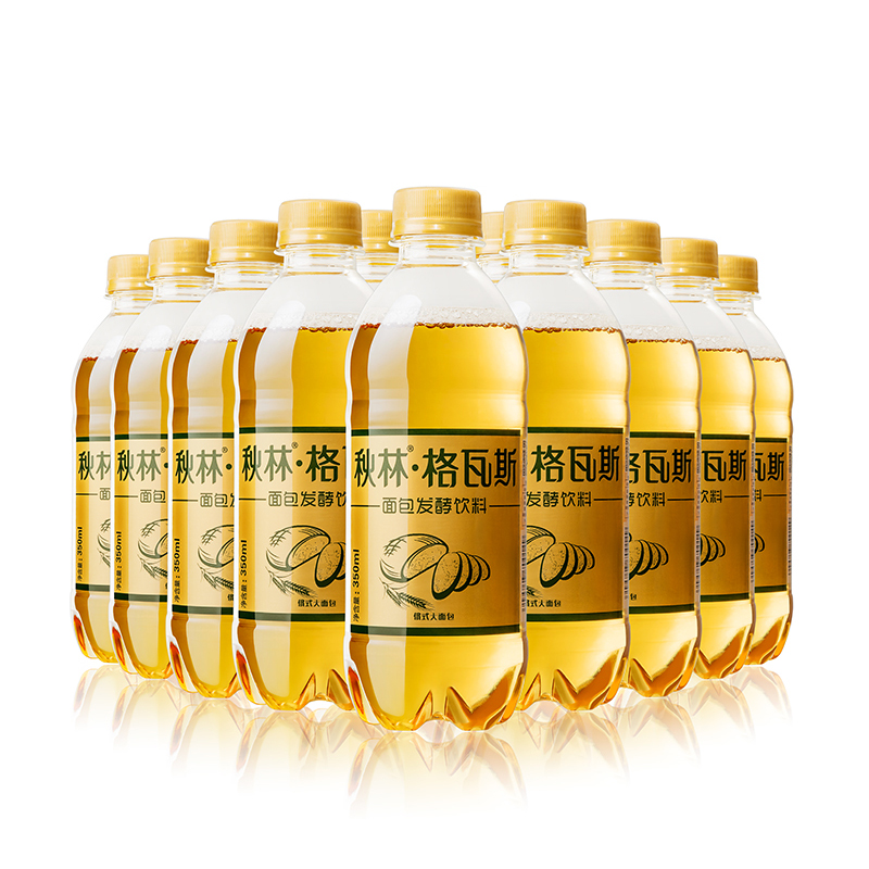 秋林格瓦斯饮料面包乳酸菌发酵饮料350ml*12瓶