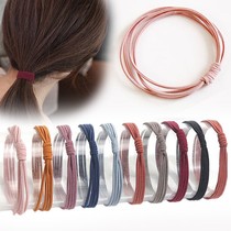 Korean version net red high elastic adult head rope female brief about 100 hitch hair rubber band hair rope hair ring head rope hairdresser