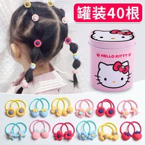 Box Mounted Children Hair Accessories Hair Ring Head Rope High Elasticity Rubber Fascia Baby Hair Rope Girl Zhair Without Injury Hair Skin Fascia