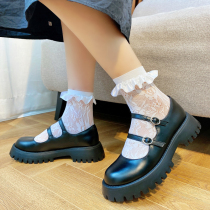 Small Leather Shoes Women 2022 Summer New Retro Day Ensemble Jk Uniform Shoes 100 Hitch Thick Bottom College Wind Mary Rare Shoes