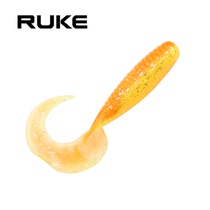 UMI Luya bait new product cochtail insect soft insect lead hook soft insect anti-hanging bottom Texas fishing group soft insect bait full set