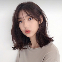 Wig female short hair styling Xin Zhilei with the same extroversion curly hair long natural full head cover round face net red medium long hair
