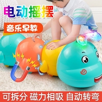 Children's electric caterpillars can run and sing 112 years old a baby boy girl baby shake toys