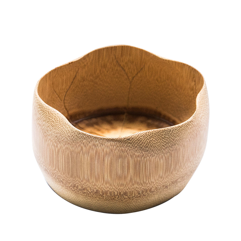 The an abundant bamboo bowl of fruit bowl of tea to wash The lotus leaf tea accessories for wash your bamboo kung fu tea cup cup bowl lotus bowl