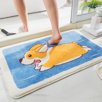 Toilet Bathroom toilet Toilet door absorbent stepping mat into the door mat Non-slip mat Household mat doormat