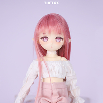 TinyFox bjd doll wig 6 points SD doll high temperature silk long straight hair Obedient short hair fake hair