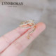Lynnroman Japanese Design Design 여성용 귀여운 고양이 반지 ins 트렌디 한 성격 틈새 시장 개방 조정 가능한 색인 손가락 반지 Lynnroman Japanese Design Design 여성용 귀여운 고양이 반지 ins 트렌디 한 성격 틈새 시장 개방 조정 가능한 색인 손가락 반지