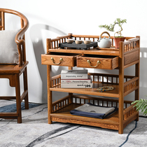 Mahogany furniture Chicken wing wood tea cabinet Restaurant Solid wood dining side cabinet Antique Chinese dining cabinet Household tea cabinet side cabinet