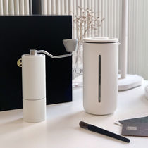 Temotimemore small U French pressure jug manual grinding machine hand punching coffee maker Coffee Maker for Home Office Coffee