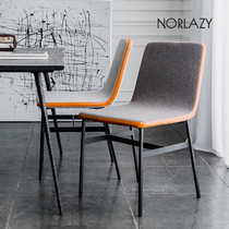 Nordic cafe leisure table and chair Restaurant table and chair Creative negotiation reception chair Simple home backrest dining chair