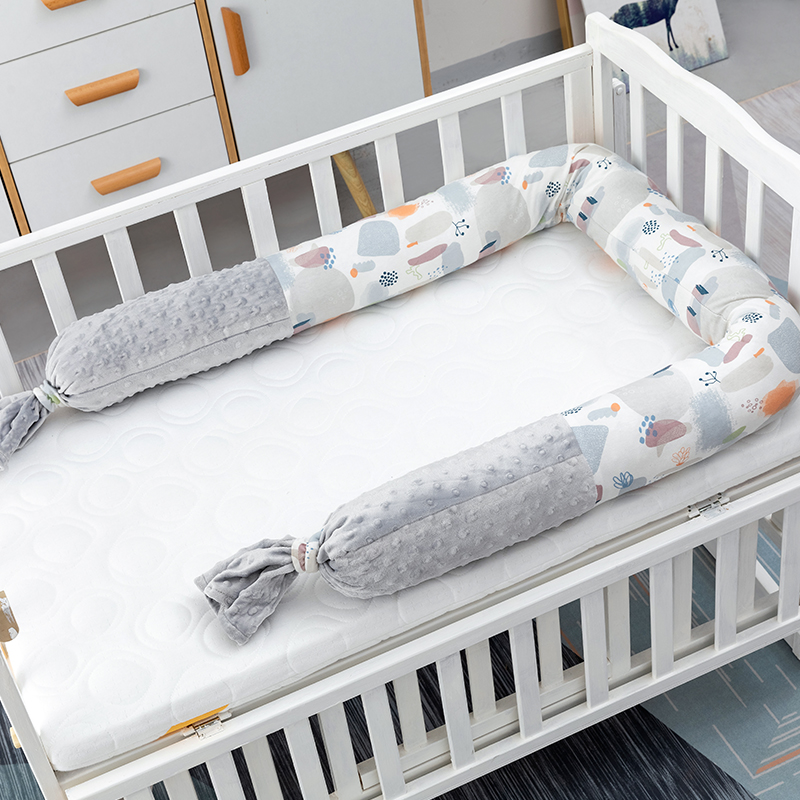 Baby cot bed around soft pack bedding baby toddler splicing bed fence children's cotton anti-fall anti-collision strip