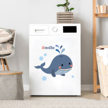 Personality creative washing machine stickers waterproof self-adhesive wall stickers Net red rental house transformation small pattern decoration cartoon