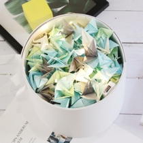 Handmade thousand paper crane flash drilling paper finished product materials package gift box creative birthday present to boyfriend