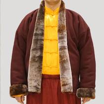 Lamas clothing Dongbo winter Tibetan clothing monk clothing monk clothing Tibetan jacket plus velvet warm cotton clothing