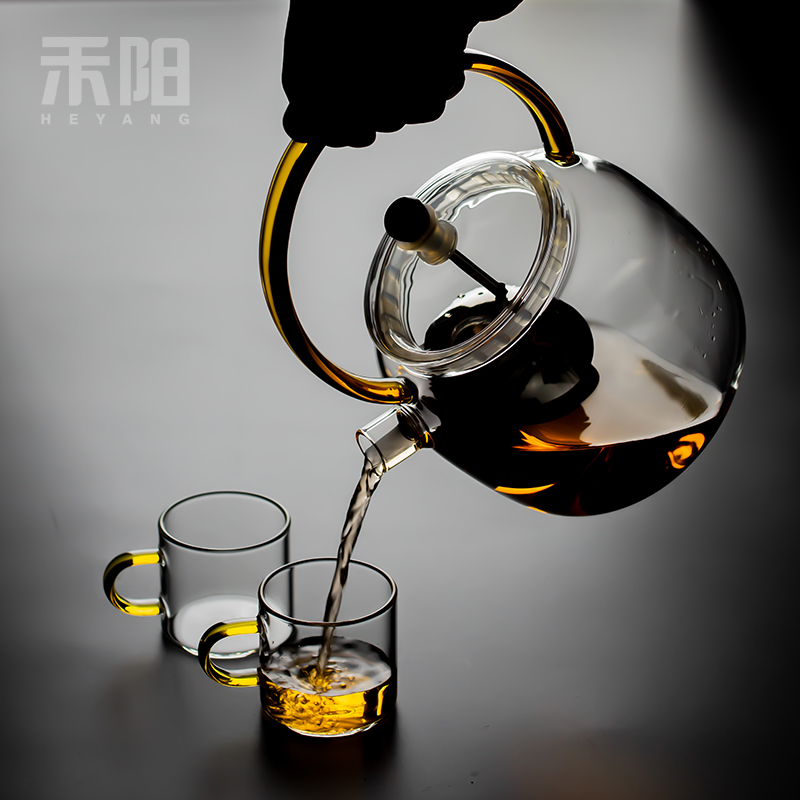 Send Yang heat - resistant glass rod boil tea is black tea pu - erh tea steam pot of cooked pot large girder