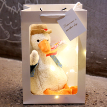 Cute refueling duck doll Net red little yellow duck plush toy ugly cute doll duck Mr holiday ragdoll