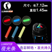 Flashlight decorated with luminous strips size 7 12 * 1 45mm red green blue color Optional