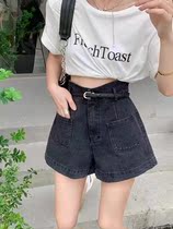 Goddess High Waist Denim Shorts Wide Leg A Version Giant Western Style Age Reduction S~XL 49 9