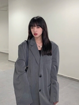Right Angle Shoulder Pad Shoulder Jacket Spring Autumn Suit Jacket Woman Small Sublime Oversize Street Casual Melanins Wind