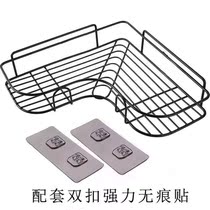 Punch-free corner storage rack toilet rack bathroom bathroom wall kitchen storage rack