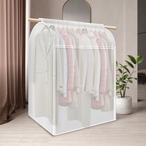 Fully enclosed dust cover transparent coat plastic cover clothing hanging clothes storage and finishing down jacket oversized bag