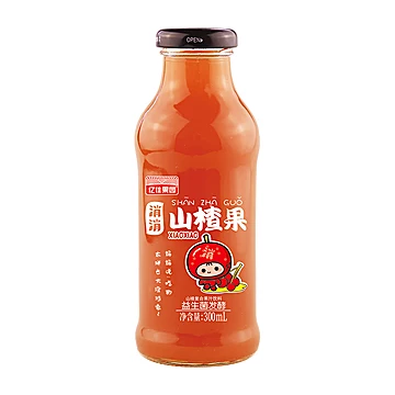 亿佳果园山楂汁果汁饮料300ml*8瓶[2元优惠券]-寻折猪