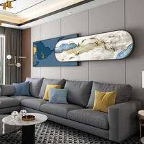 Jiuyu figure decorative painting new Chinese living room back with mountain hanging painting landscape painting sofa background modern wall murals