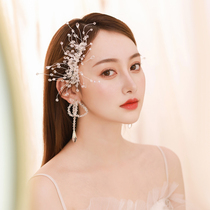 Super fairy headdress crystal beads smart hair comb simple fashion temperament hair accessories Bride wedding dress accessories