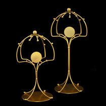 Ornament Show Show Open Shop Ornament Display Golden Matt Phoenix Crown Hair Accessories Placement Props Full Metal Solid