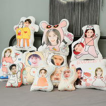 Girlfriend pillow diy custom-made printable photo humanoid Wang Yibo couple girl sleeping Doll Doll