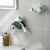 Hairdryer shelf free punching new light luxury bathroom bathroom put Dyson Panasonic hair dryer shelf universal