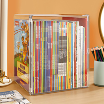 Book Stand Desktop Creative Transparent Children Oxford Tree Plotbook Students Book Books A4 Finishing Deviners High School Students Desk Large Set Objects Bookshelves Book Containing Storage Hamper Plastic Bookcase