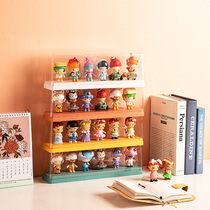 Bubble Mater Display Case Blind Box Shelf Holding Hands Office Dolls Release High Paparazzi Transparent Dust Resistant Cabinet Acrylic