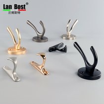 Simple household Nordic clothes wall hanging wall creative hook doorway living room shoe cabinet gold black clothes hook single