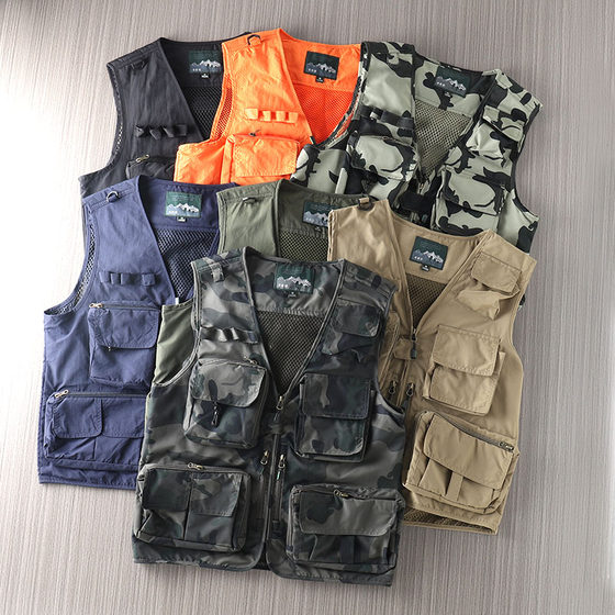 Customized in Europe and the United States, with large size! Foreign trade tail goods for men outdoor mountaineering and fishing vests for workwear and multi-pocket vests
Customized in Europe and the United States, with large size! Foreign trade tail goods for men outdoor mountaineering and fishing vests for workwear and multi-pocket vests